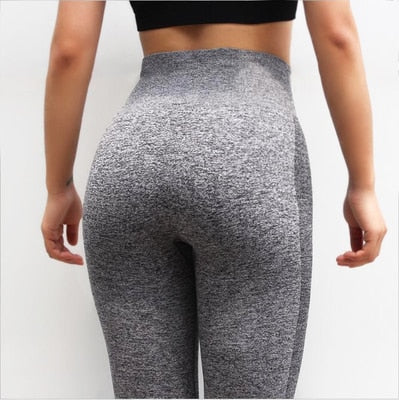 Women's Crop Seamless Yoga,Sport Leggings