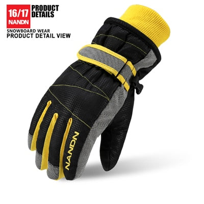 NANDN Ski Waterproof Unisex Winter Gloves