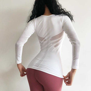 Women body-building Fitness T shirt long sleeves | eprolo