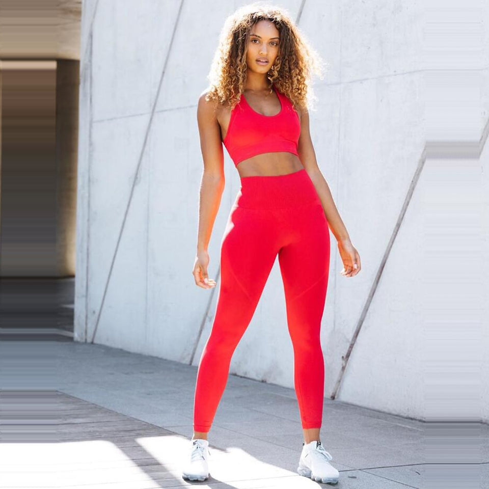 Women's Seamless Yoga Suit Sportswear