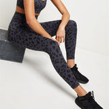 High Waist Women Seamless Yoga Pants Leopard