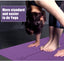 Yoga Mat with Position Line Non Slip Carpet Mat