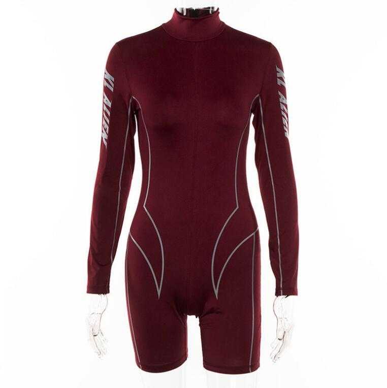 women turtleneck full sleeve fitness suit | eprolo