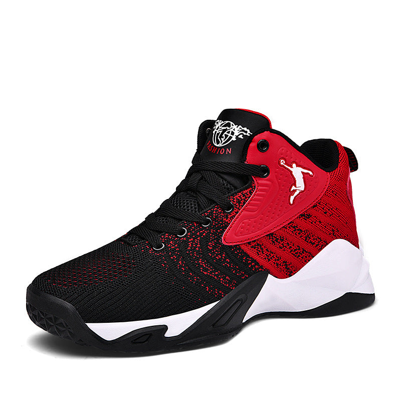 Zapatillas de tenis Flying Net de caña alta para hombre, todas con zapatillas para correr ligeras