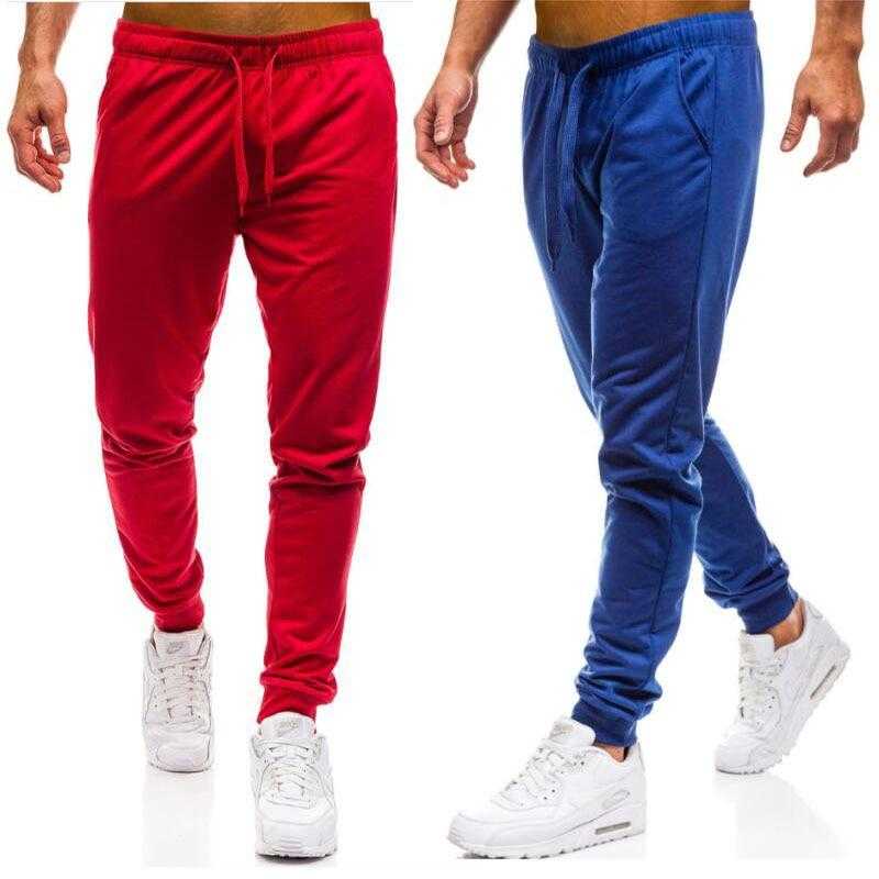 Men Joggers Elastic Waist Long Trousers | GYMFIT24.COM