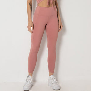 High Waist Yoga Pants with Pocket