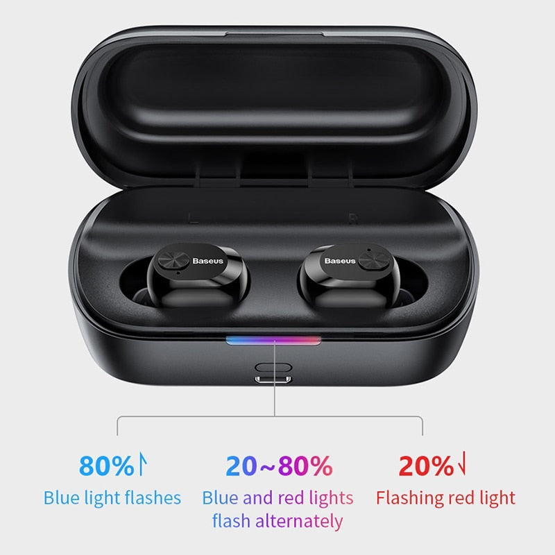 Auriculares Bluetooth TWS Baseus W01