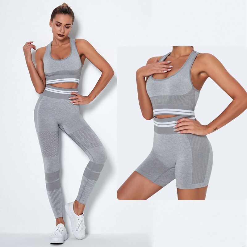 4Pcs Women Vital Seamless Fitness Set