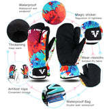 Kids Winter Warm Snowboarding Ski Gloves