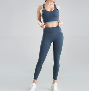 Seamless Yoga Clothes Suit Women Autumn and Winter  2 Piece Set