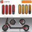 4pcs Protect Wheels Cover Hubs Cap Protective Warn Shells Reflective Stickers for Scooter