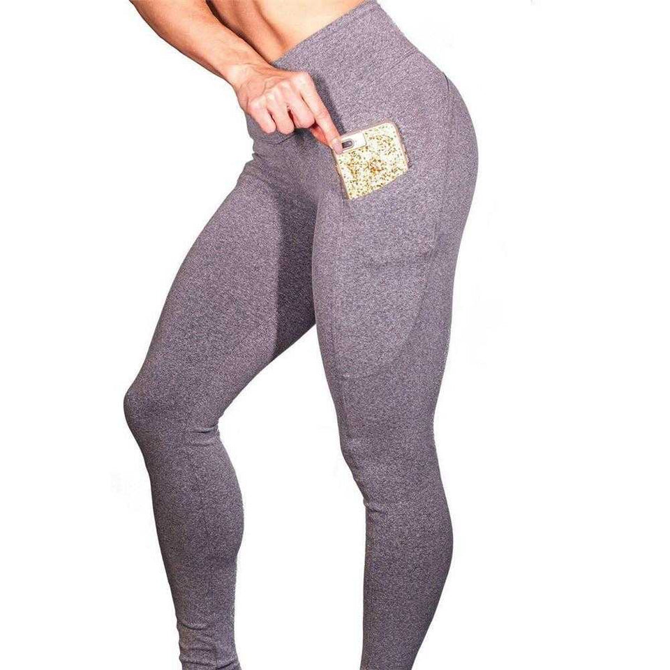 Push Up Black Leggings Women Fshion High Waist Workout  Leggings | eprolo