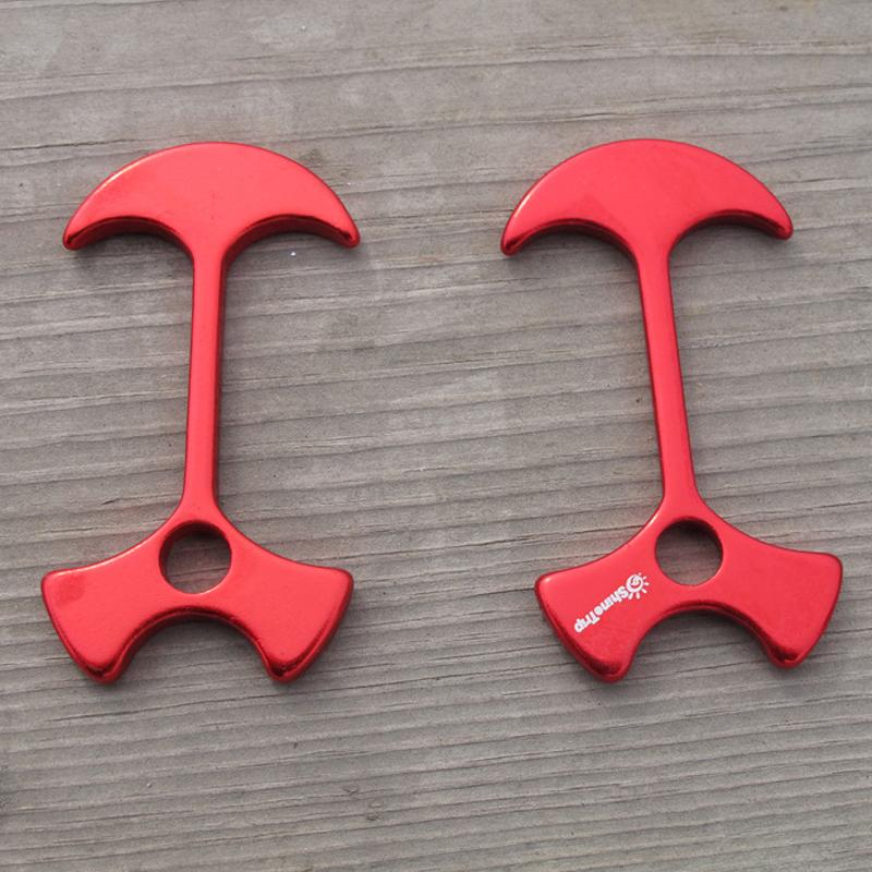 Shinetrip 4 pcs  Aluminum Camping Tent Nail Fishbone  Anchor