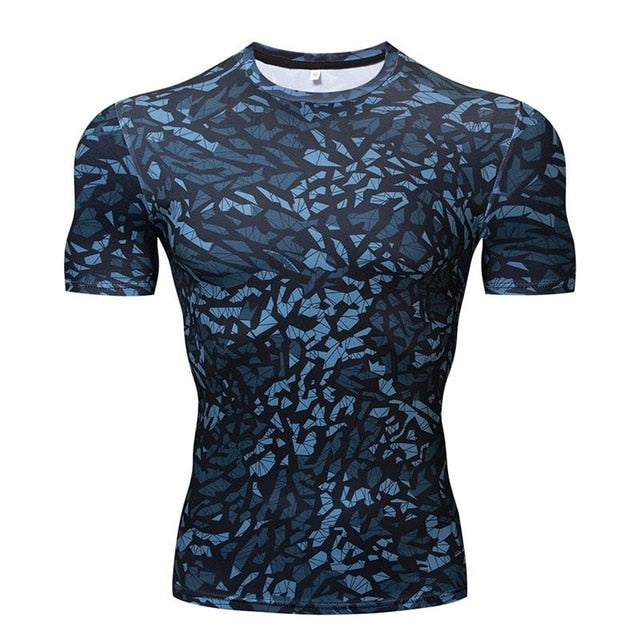 Camouflage Compression tshirts Running Tights Men | GYMFIT24.COM