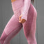 Women's Stretchy Skinny Sheer Mesh Stitching Workout Leggings | eprolo