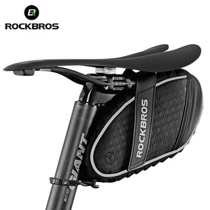 ROCKBROS Bicycle Bag 3D Shell Rainproof Saddle Reflective Bike  Shockproof | eprolo