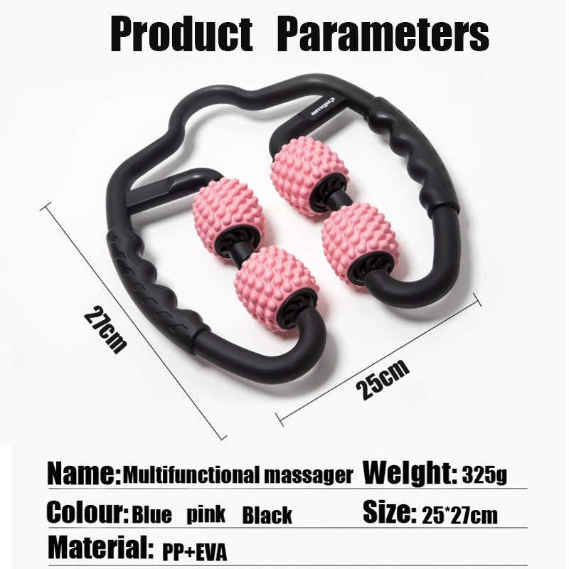 U Shape Trigger Point Massage Roller for Arm Leg Neck Muscle Tissue