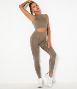 Fitness Sport Wear Leggings Yoga Suits