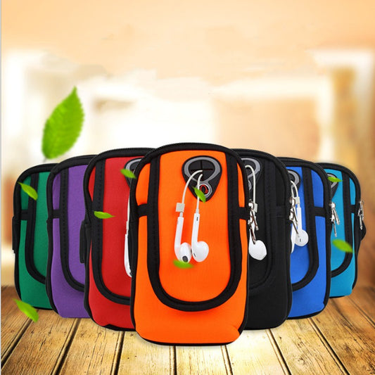 Bolsa de gimnasio para correr, para exteriores, impermeable, para teléfono