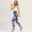 Floral Printed Sports  Leggings For Fitness | eprolo
