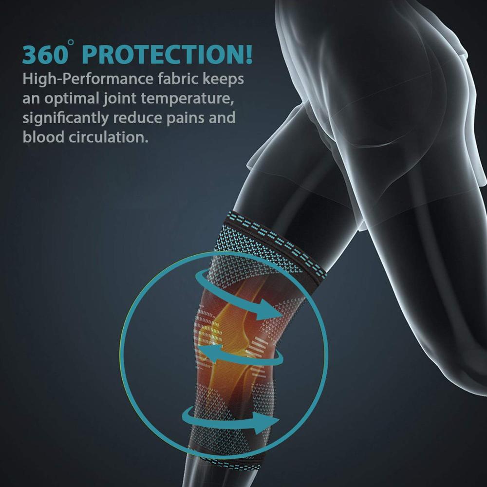 1PCS SKDK Elastic  sport kneepads support Fitness