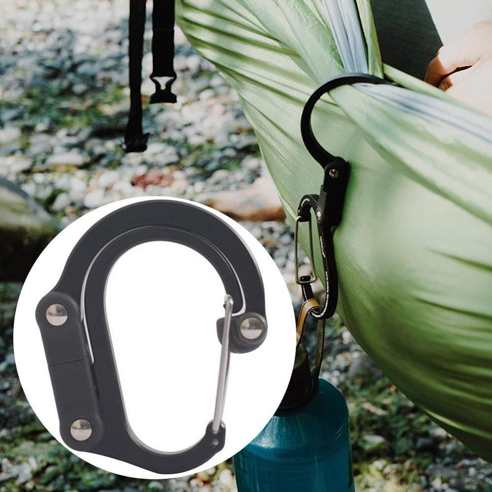 D-type aluminum alloy carabiner multi-function hang buckle | eprolo