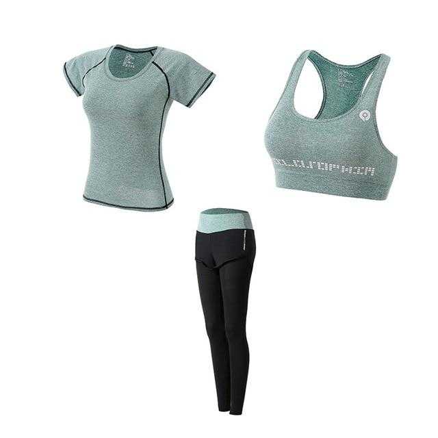 Women Yoga Sport Suit quick Dry Bra Set 5 Pieces | eprolo