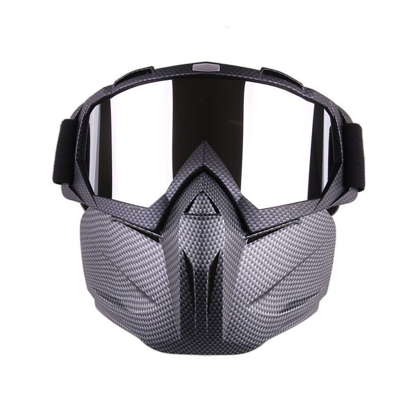 Windproof Skiing Glasses with Face Mask