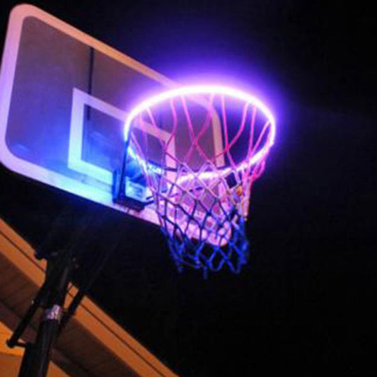 1 lámpara de tira LED solar con luz de aro de baloncesto