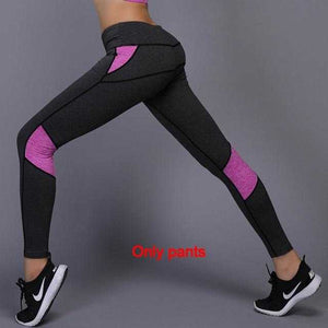 Yoga Set sports wear for women gym TShirt + Pants Breathable Gym | eprolo