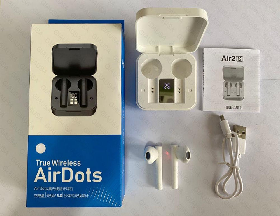 Wireless Bluetooth Sport Earbuds LED Display Touch