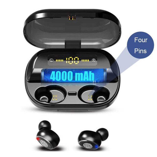 Auriculares deportivos inalámbricos Bluetooth 5.0 de VOULAO 