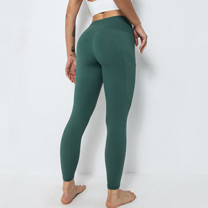 High Waist Yoga Pants with Pocket