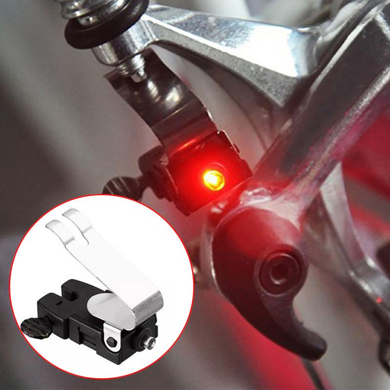 Waterproof Cycling Brake Bike Light Mount Tail Rear Bicycle Light LED High Brightness Red LED lamp Cycling Accessories