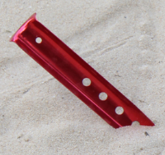 Shine trip 5pcs Outdoor Aluminum  Sand  Nail