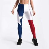 Women Leggings US Flag Pentagram Printed | GYMFIT24.COM