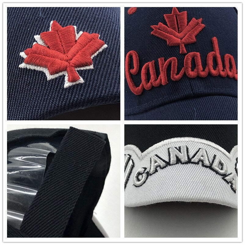 Baseball Cap with Canada  flag