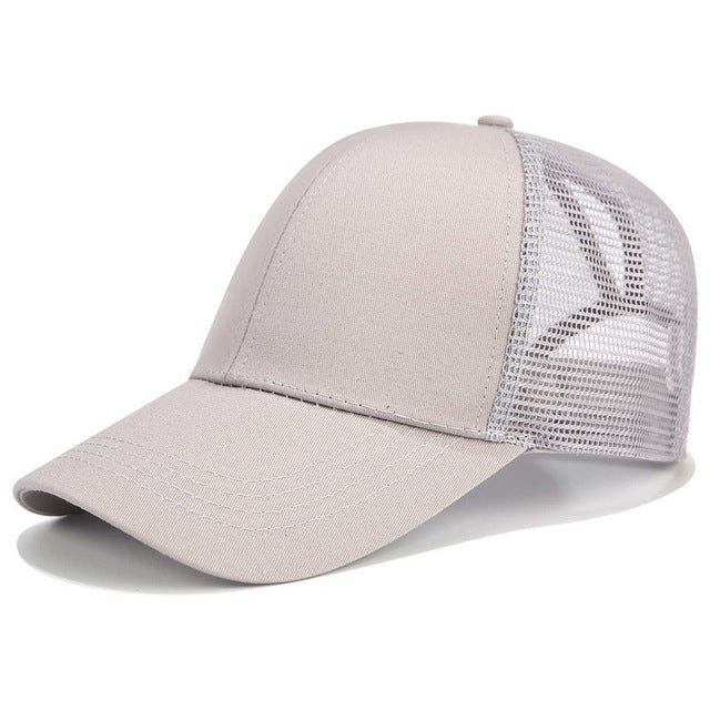 Glitter Ponytail Baseball Cap for Women