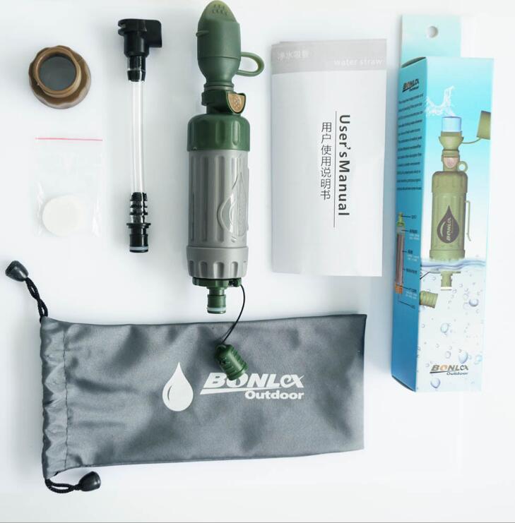 Portable ABS Water Filter Camping Hiking Purifier Cleaner