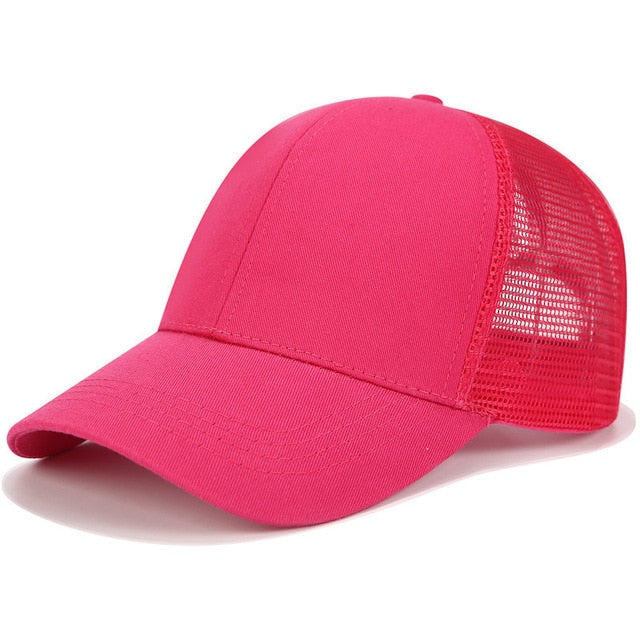 Glitter Ponytail Baseball Cap for Women
