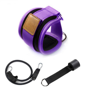 Resistance Bands with Ankle Straps Cuff with Cable for Attachment