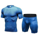 FANNAI Brand Mens Running set T Shirt and shorts  Compression Tights | eprolo