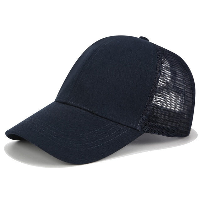 Glitter Ponytail Baseball Cap for Women