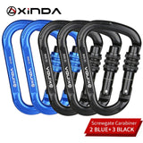 XINDA Outdoor Rock Climbing Carabiner 25KN Safety Connector