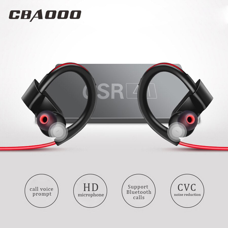 Auriculares deportivos inalámbricos con Bluetooth