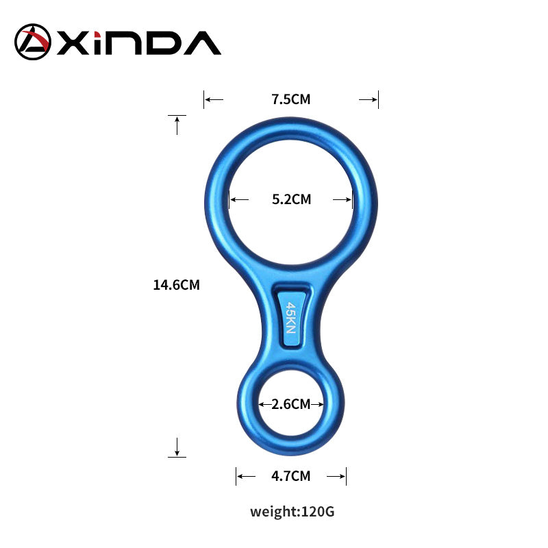 XINDA Rock Climbing 8-Shape Eight Ring