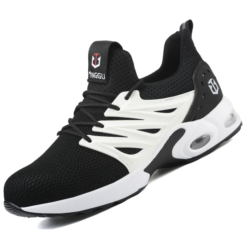 Men's Shoes Fly Woven Mesh Safety Shoes