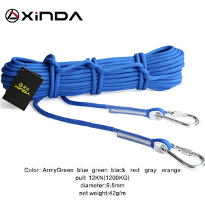 XINDA 10M Professional Rock Climbing Cord