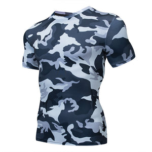 Camouflage Compression tshirts Running Tights Men | GYMFIT24.COM