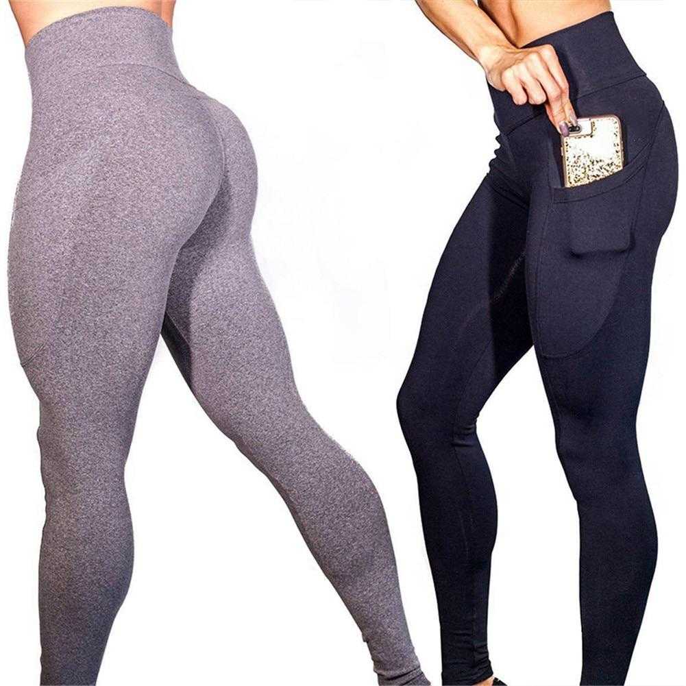 Push Up Black Leggings Women Fshion High Waist Workout  Leggings | eprolo